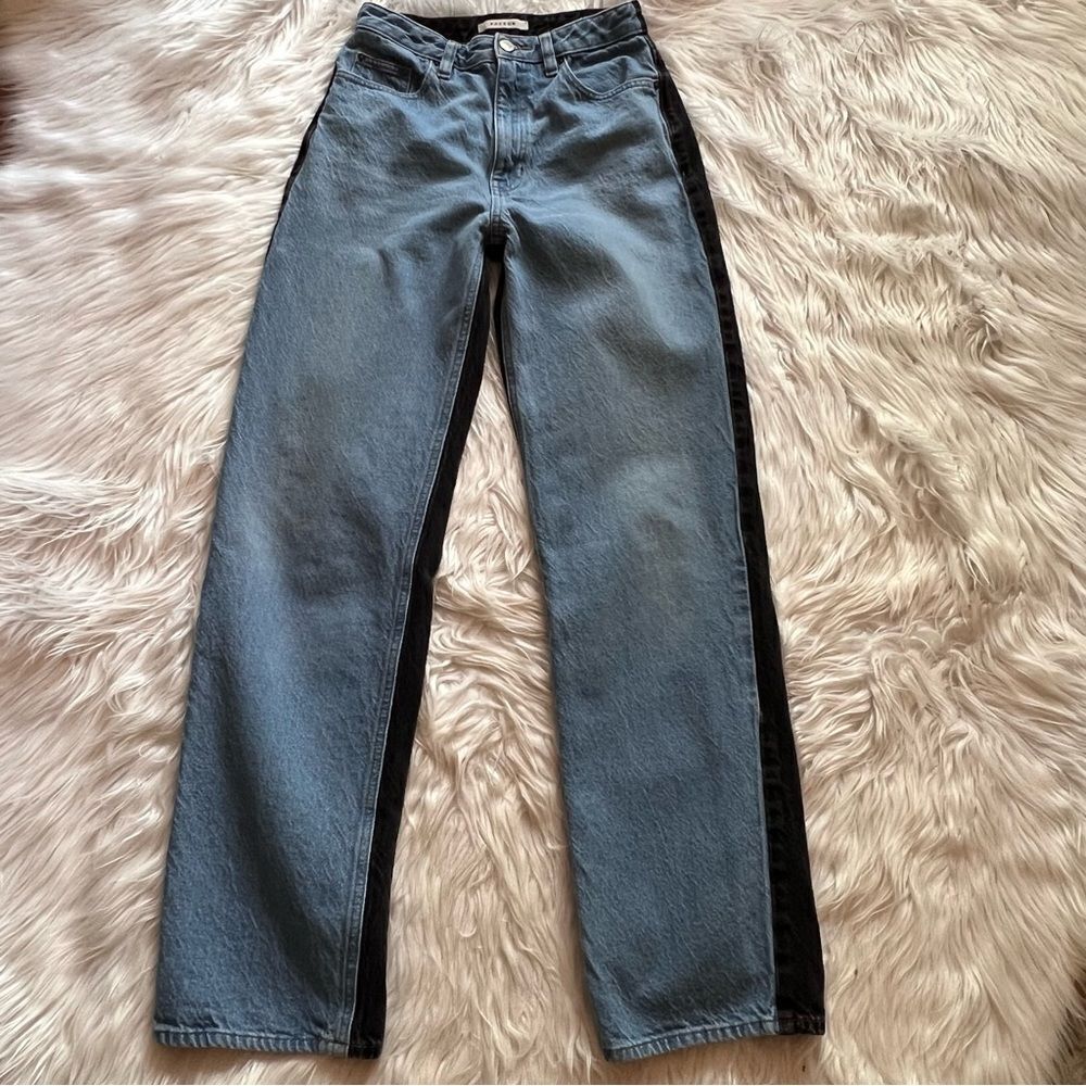 PacSun 90's Boyfriend Jean Women's 26 Two Tone Denim Straight Leg High Rise